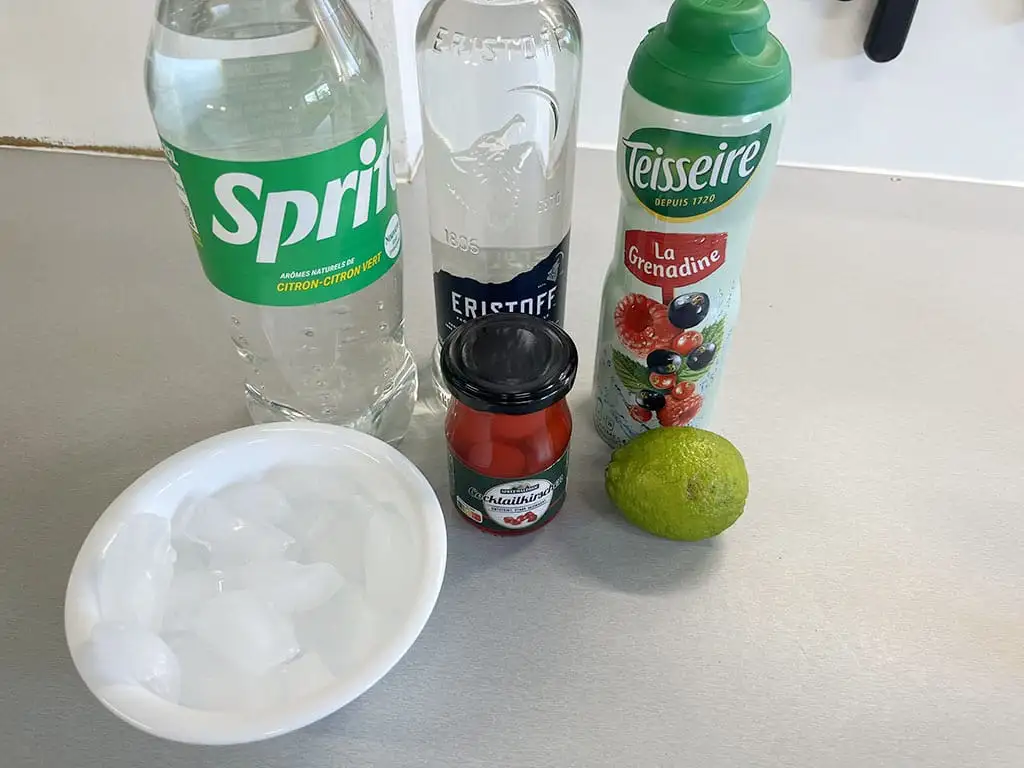 Dirty Shirley cocktail ingrediënten