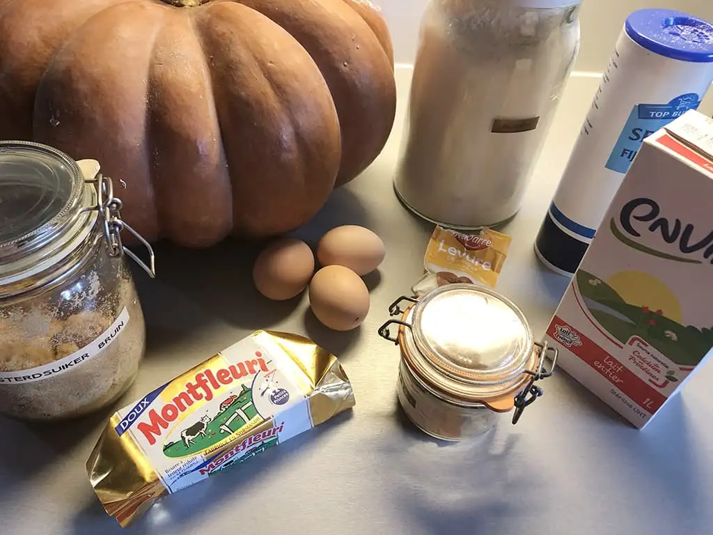 Pompoenwafels ingrediënten