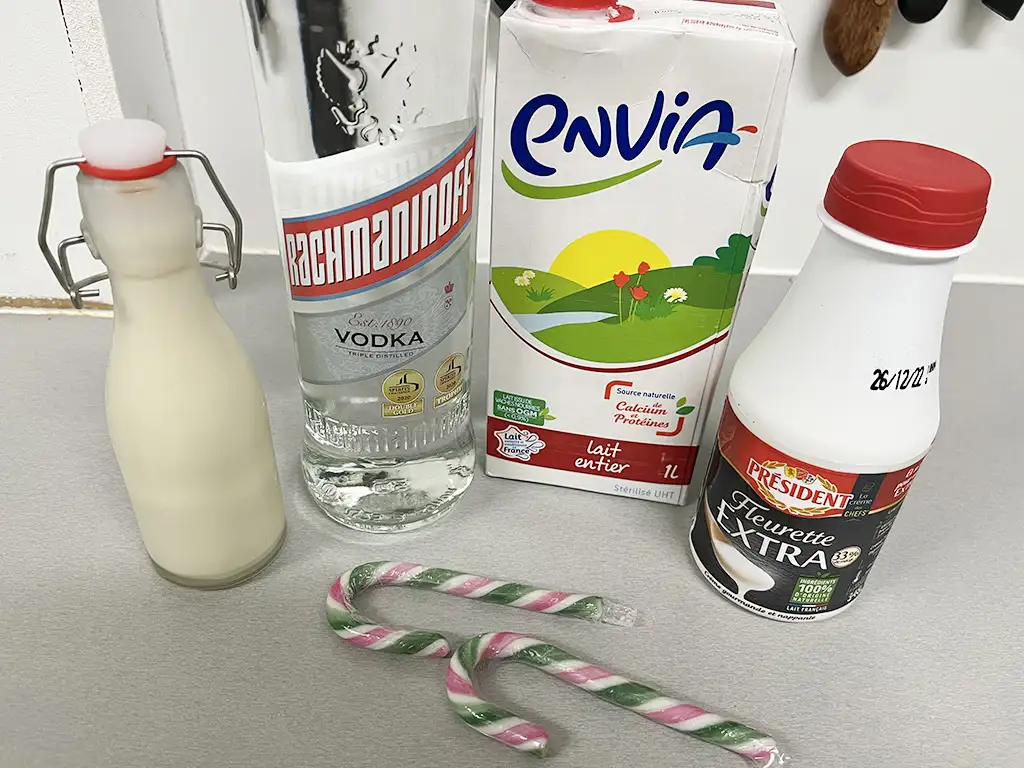 Witte chocolade cocktail ingrediënten
