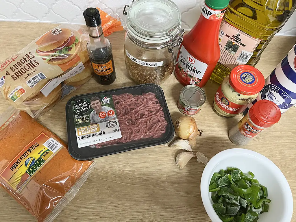 Sloppy joe ingrediënten