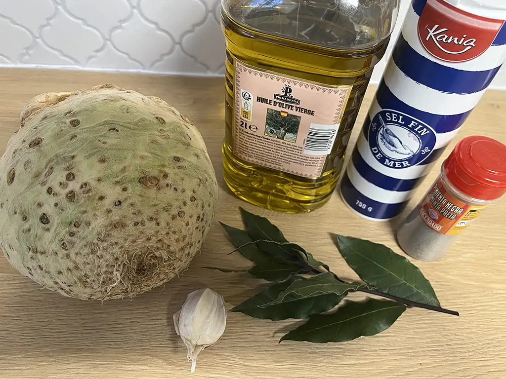 Knolselderij uit de oven ingrediënten