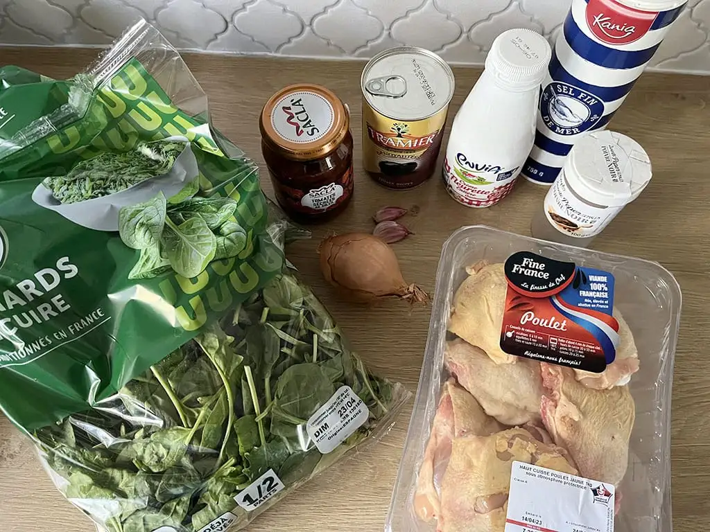 Toscaanse kip ingrediënten