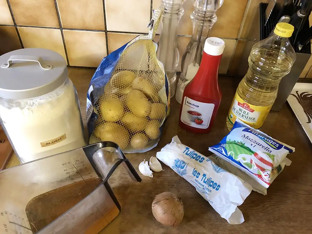 Poutine ingrediënten