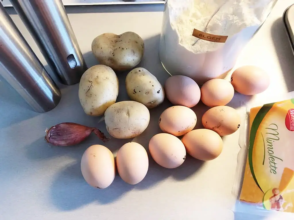Rösti-ei muffins ingrediënten