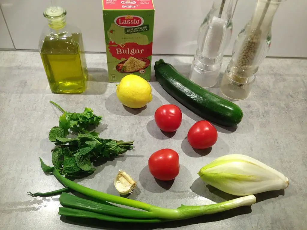 Tabouleh ingrediënten