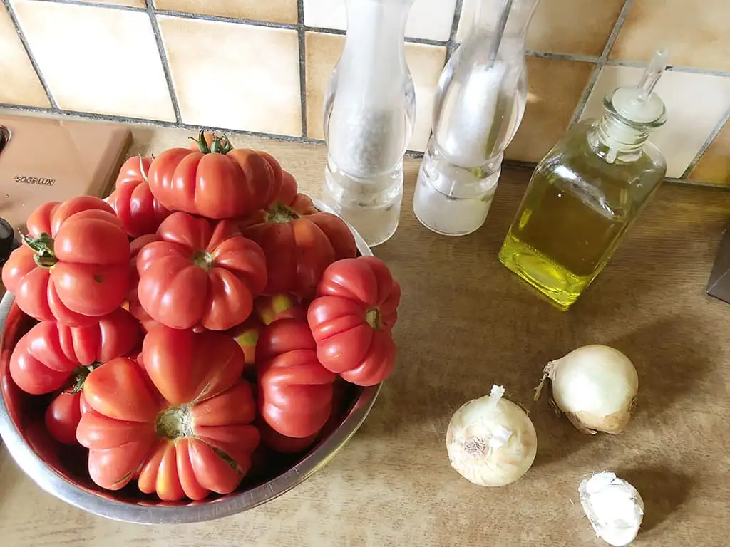 Zelf passata maken ingrediënten