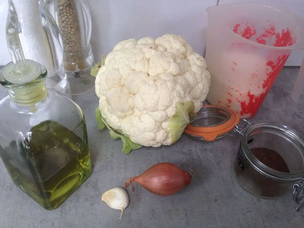 Geroosterde bloemkoolpuree (vegan) ingrediënten