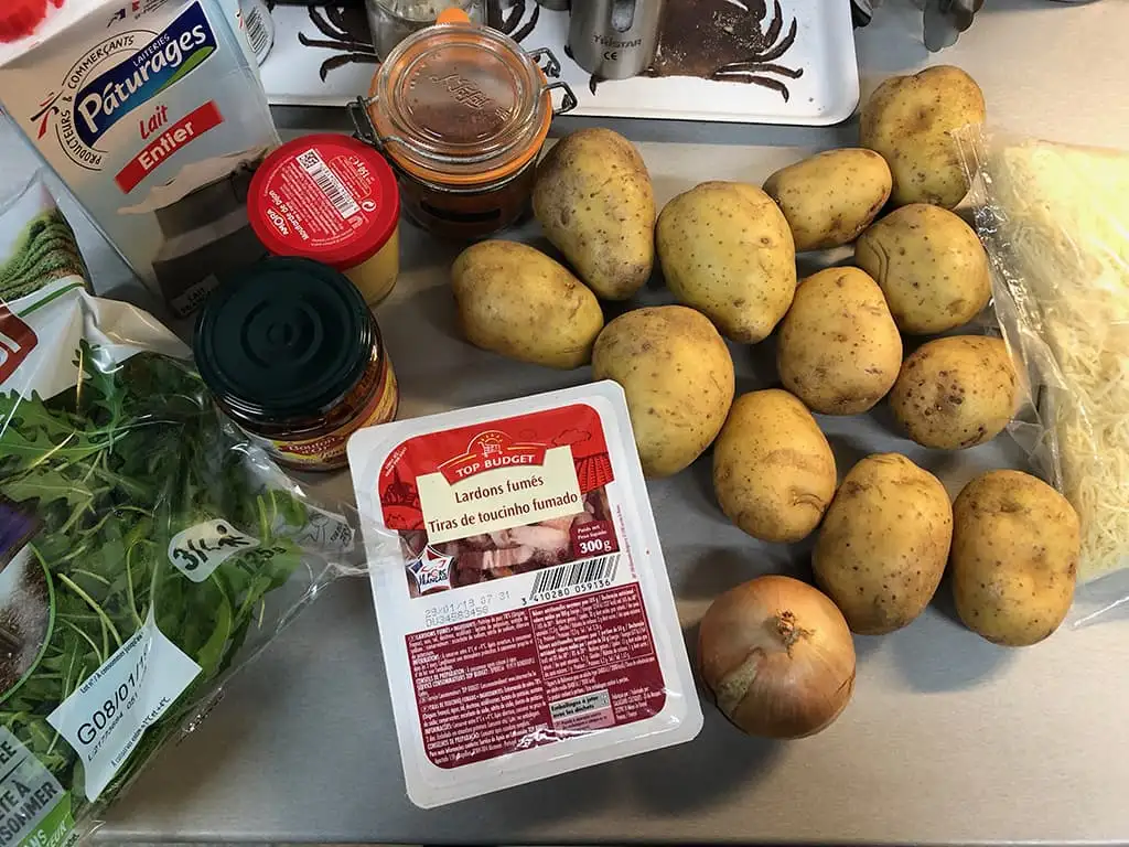 Rucola stamppot met zongedroogde tomaatjes ingrediënten