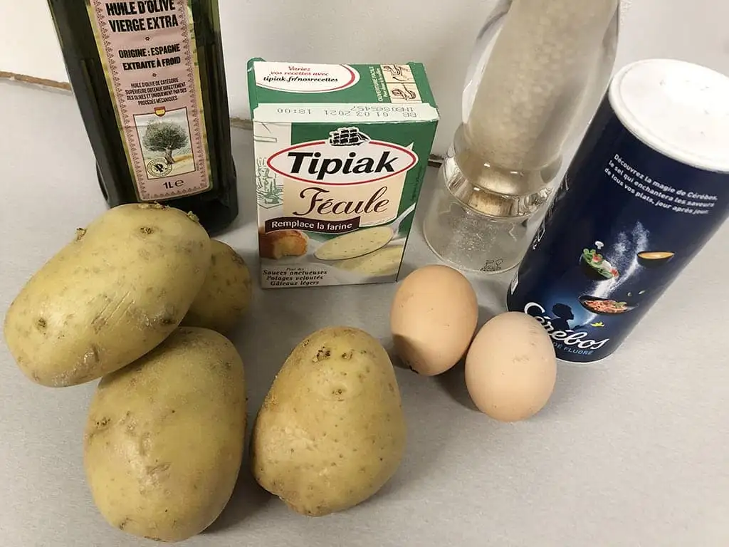 Pommes noisette ingrediënten