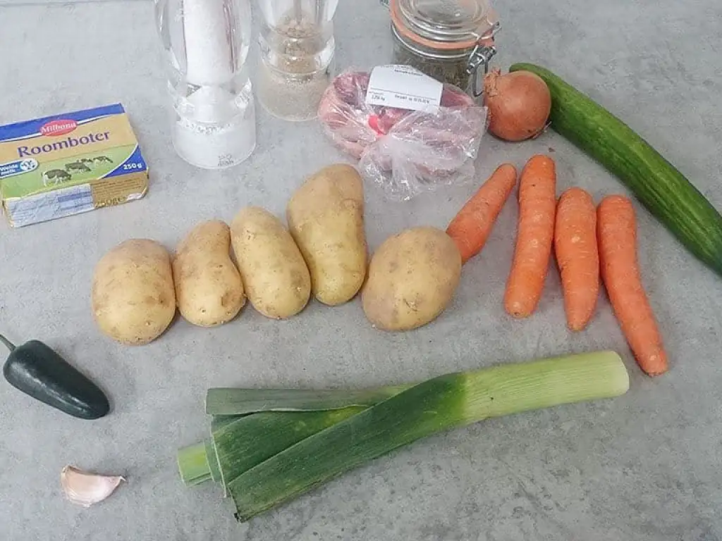 Lamskarbonade met hasselback aardappelen ingrediënten