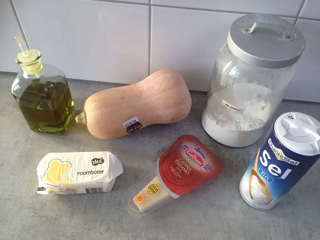 Pompoengnocchi ingrediënten