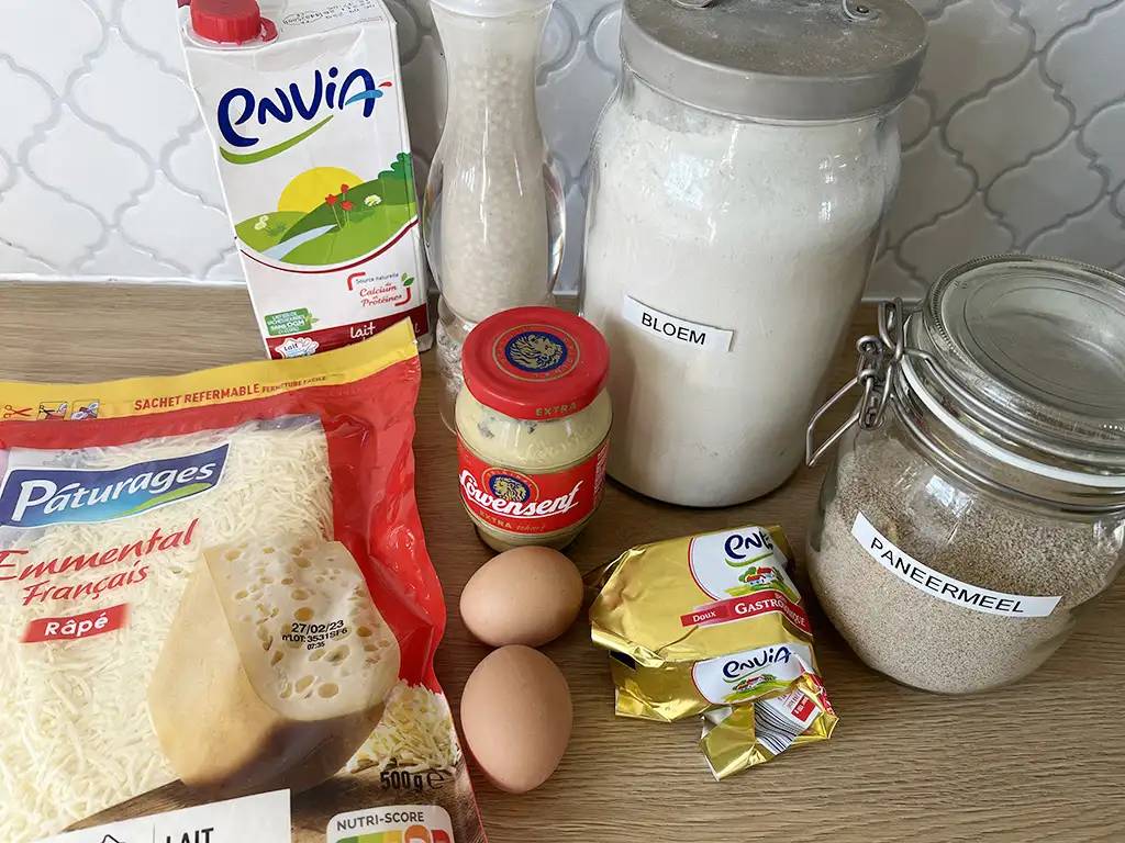 Kaasbitterballen ingrediënten