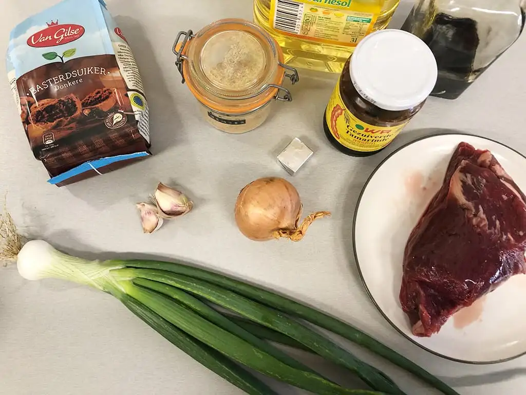 Biefstuk met tamarindesaus ingrediënten
