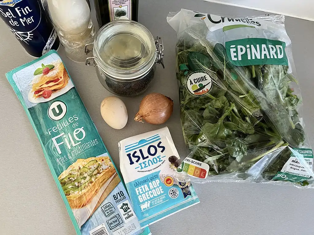 Turkse börek ingrediënten