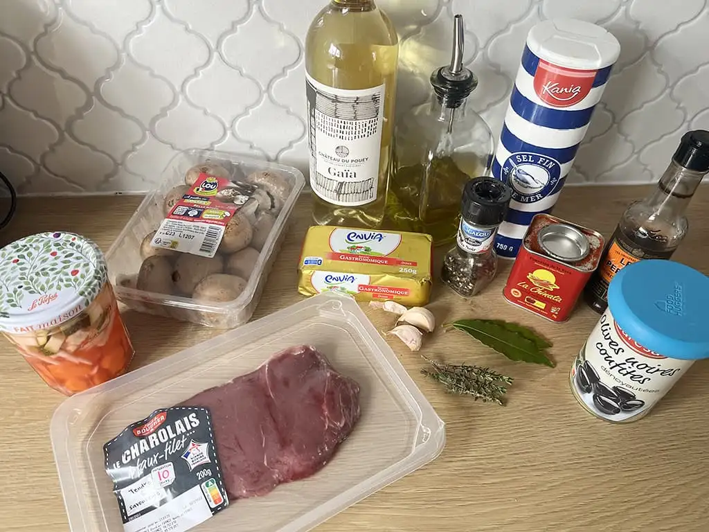 Pica pau ingrediënten