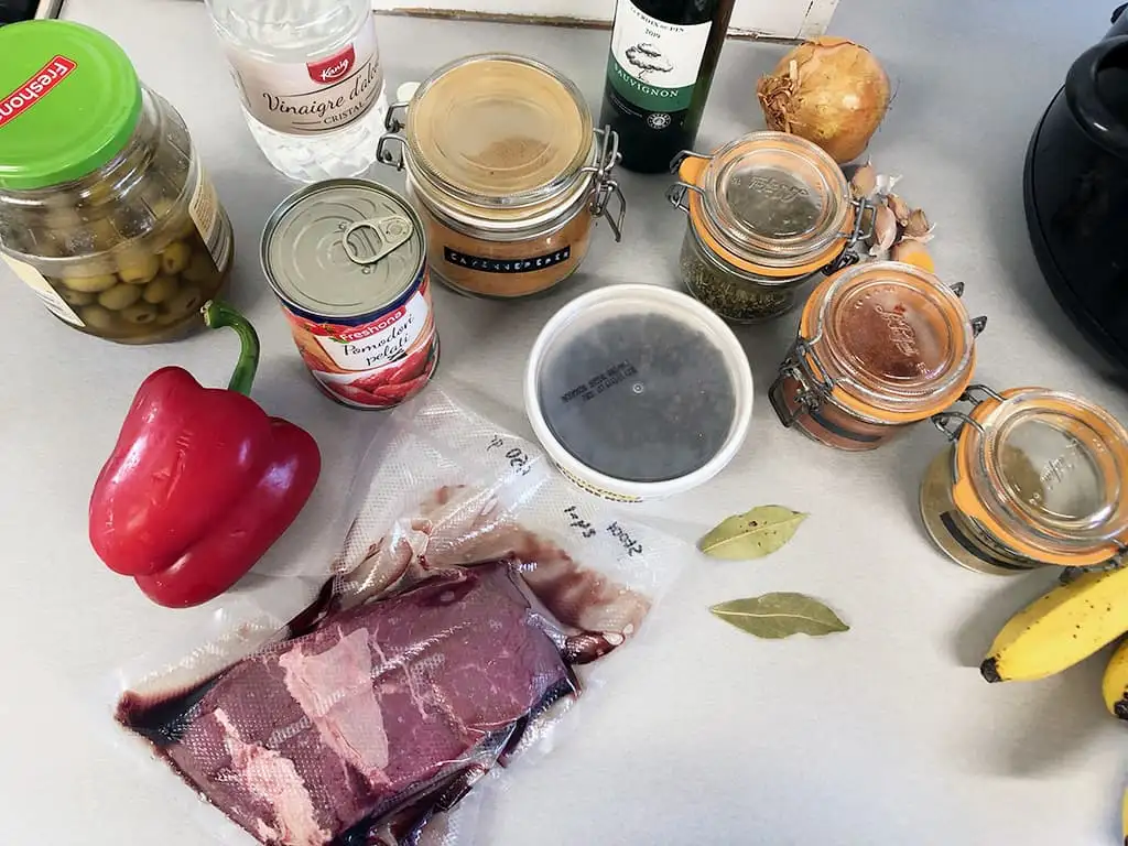 Ropa vieja - Cubaans stoofvlees ingrediënten