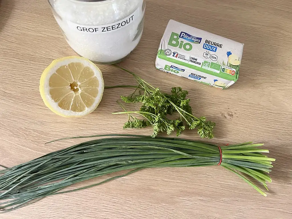 Kruidenboter maken ingrediënten
