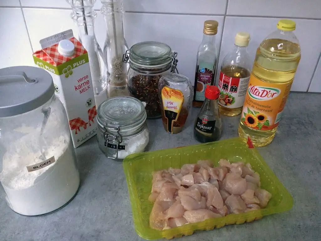 Honingkip ingrediënten