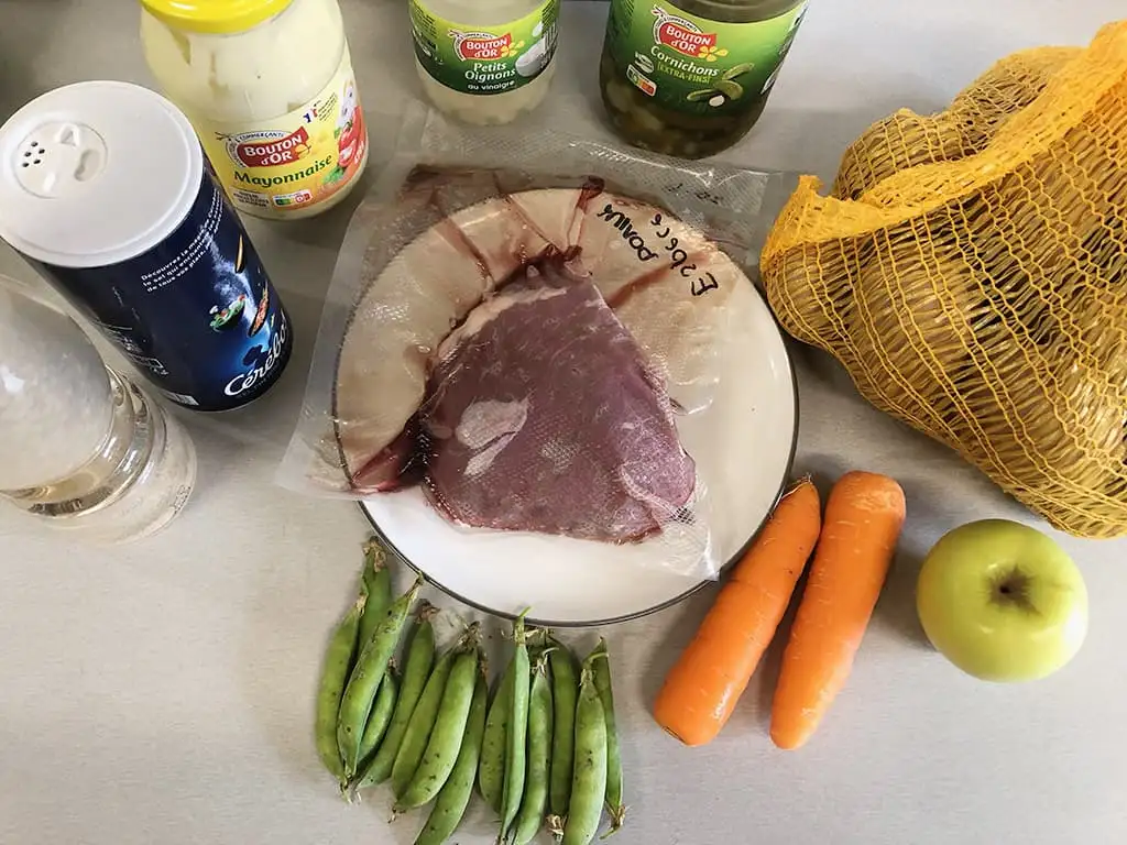 Huzarensalade ingrediënten
