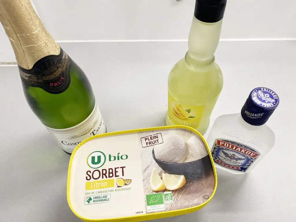 Scroppino ingrediënten