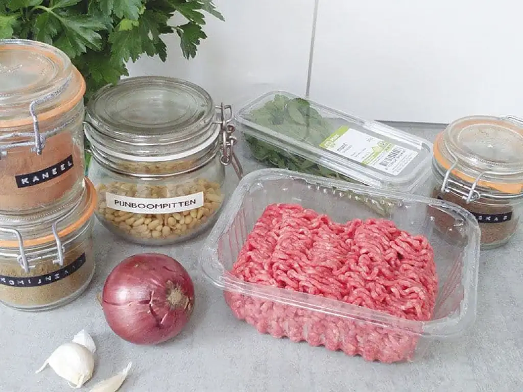 Griekse kofta ingrediënten