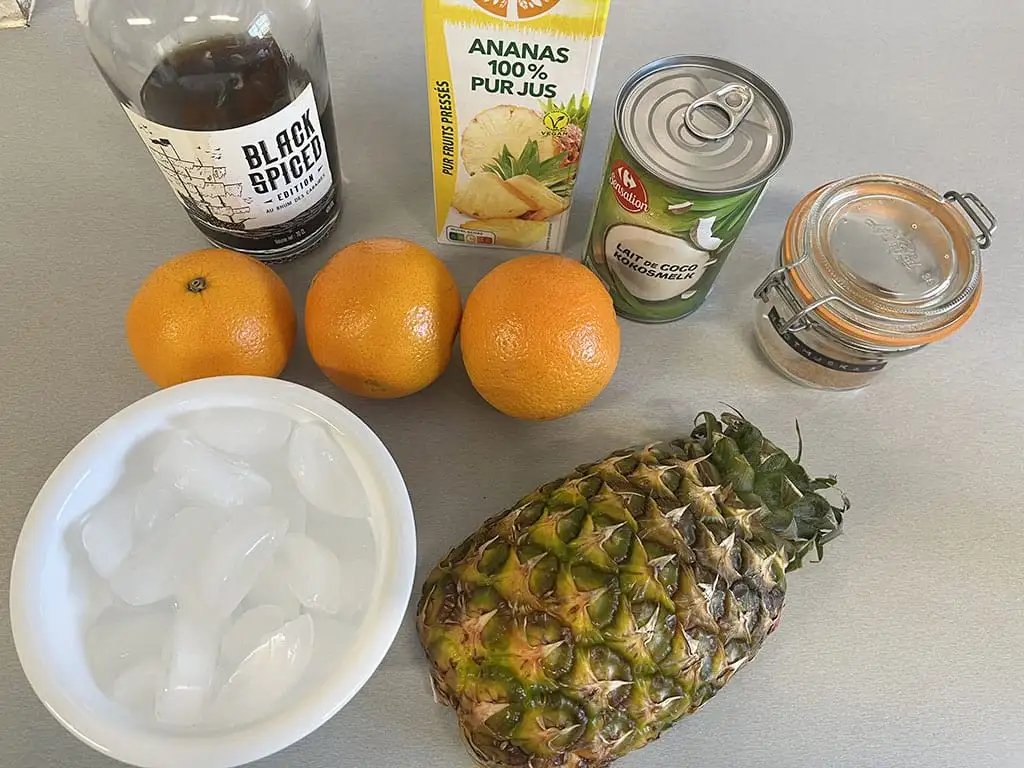 Painkiller cocktail ingrediënten
