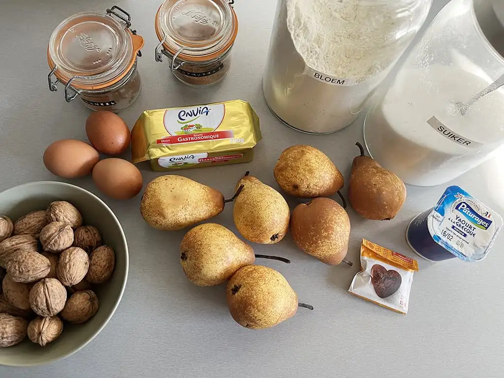 Perencake ingrediënten