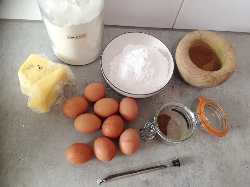 Spekkoek ingrediënten