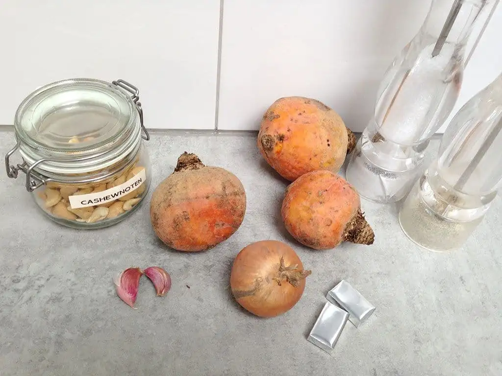 Oranje bietensoep ingrediënten