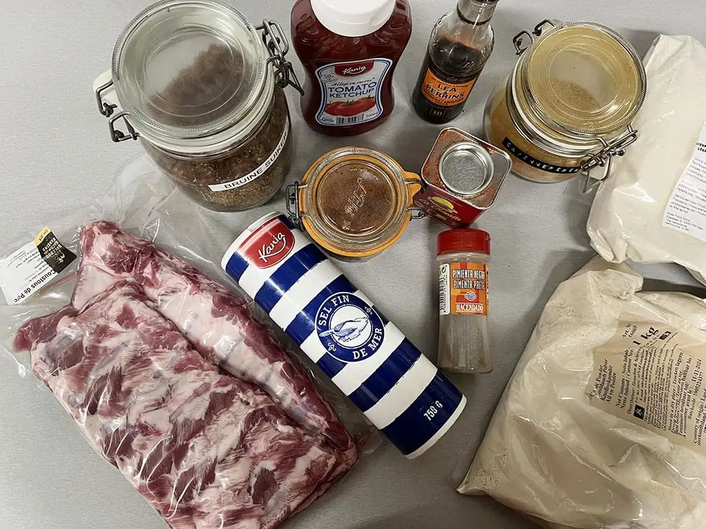 Spareribs uit de oven ingrediënten