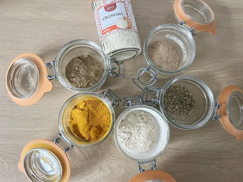 Zelf Sazón kruidenmix maken ingrediënten