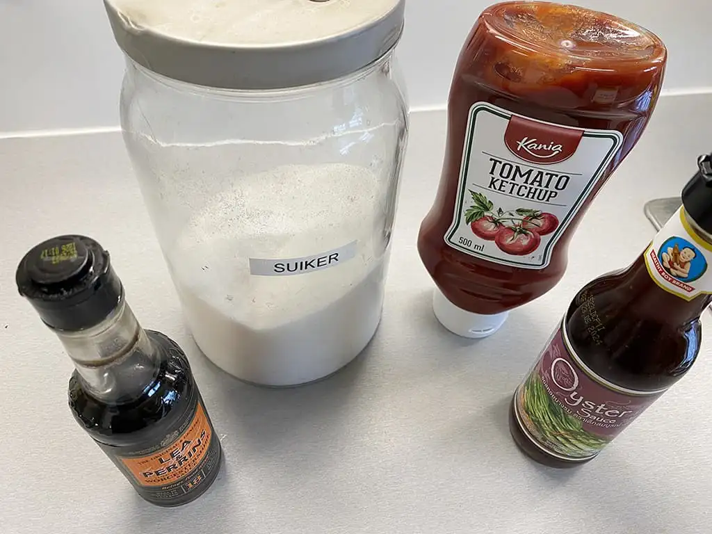 Okonomiyaki saus ingrediënten