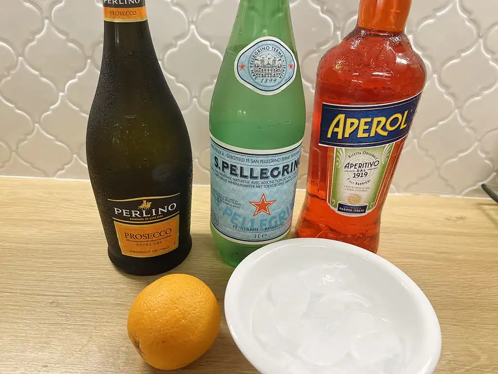 Aperol Spritz ingrediënten