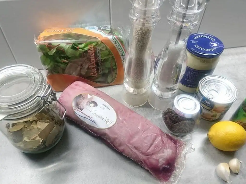 Vitello tonnato ingrediënten