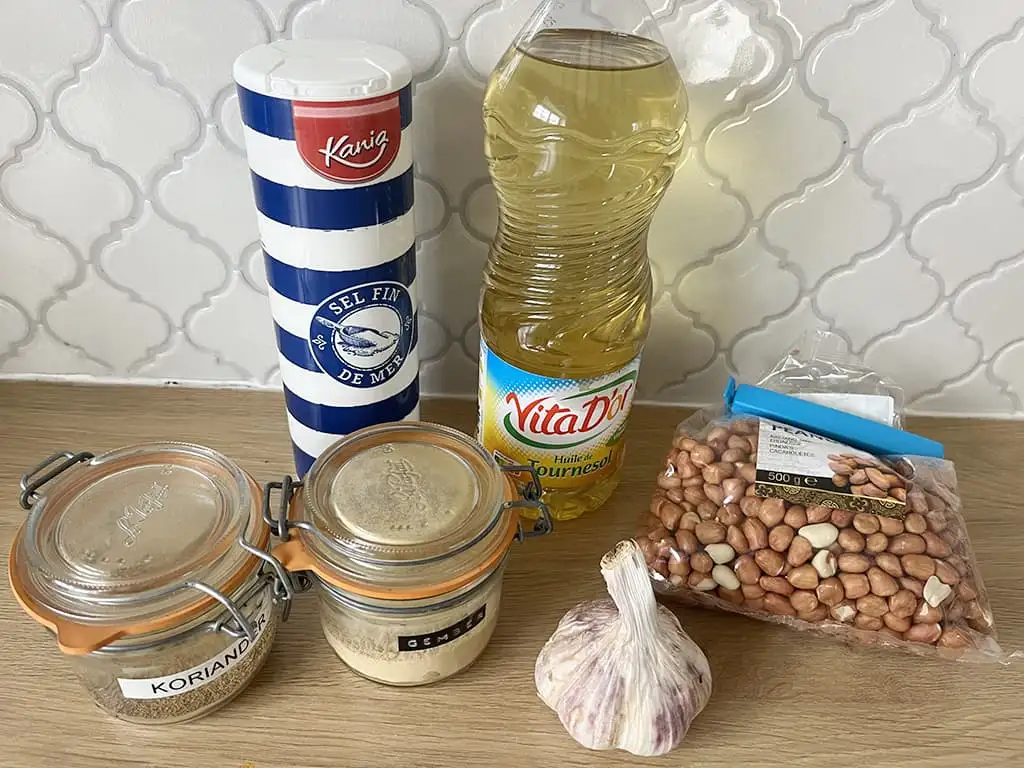 Katjang bawang ingrediënten
