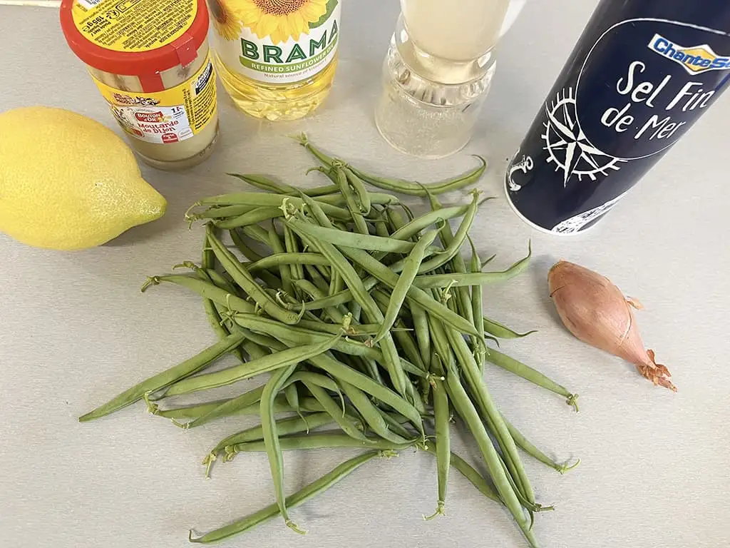 Sperziebonen salade ingrediënten