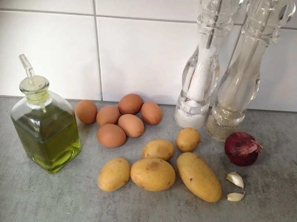 Spaanse omelet ingrediënten