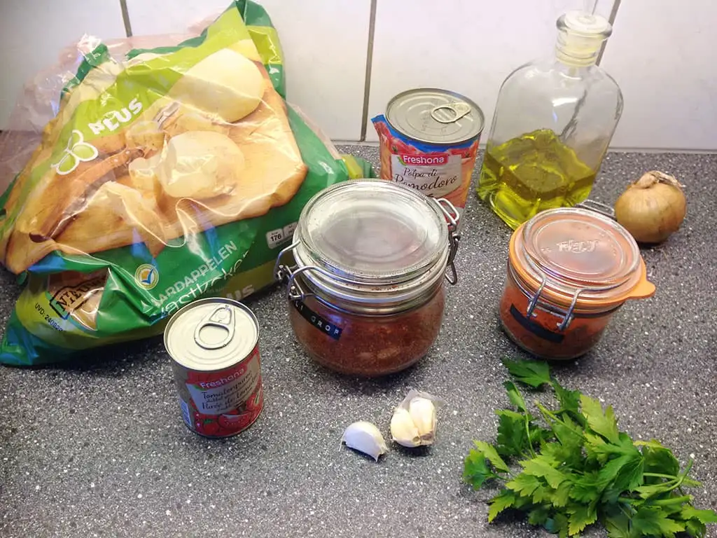 Patatas bravas ingrediënten