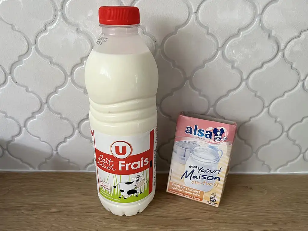 Zelf yoghurt maken ingrediënten