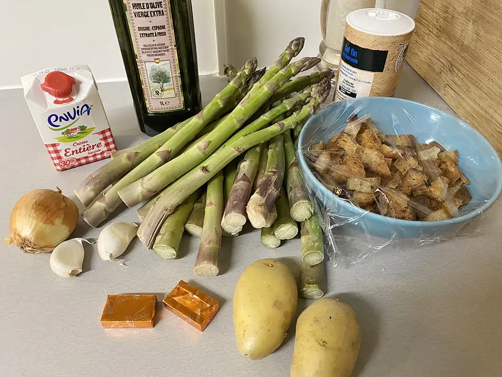 Groene aspergesoep ingrediënten