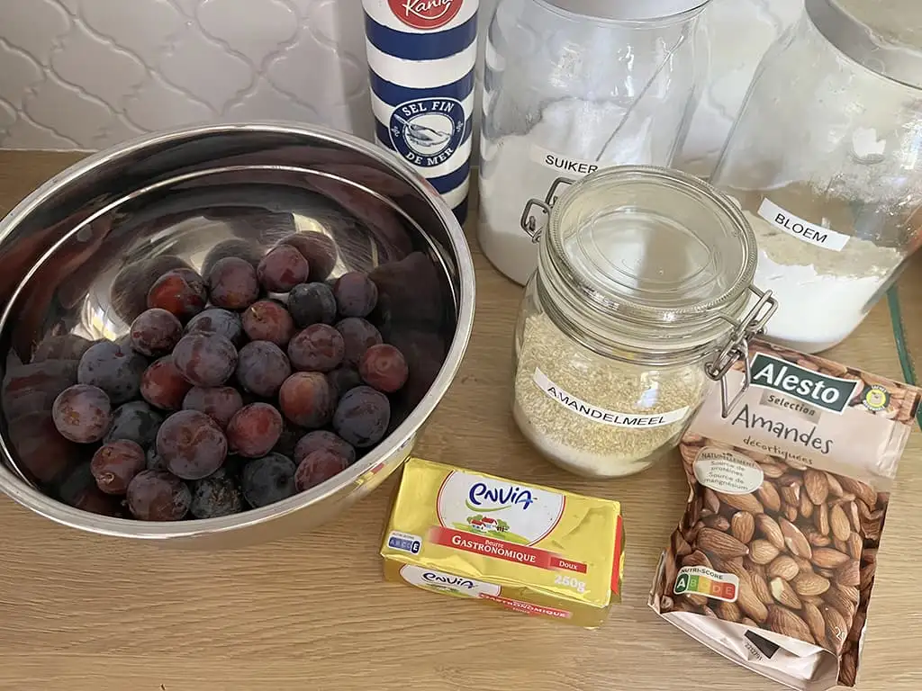 Pruimen crumble ingrediënten
