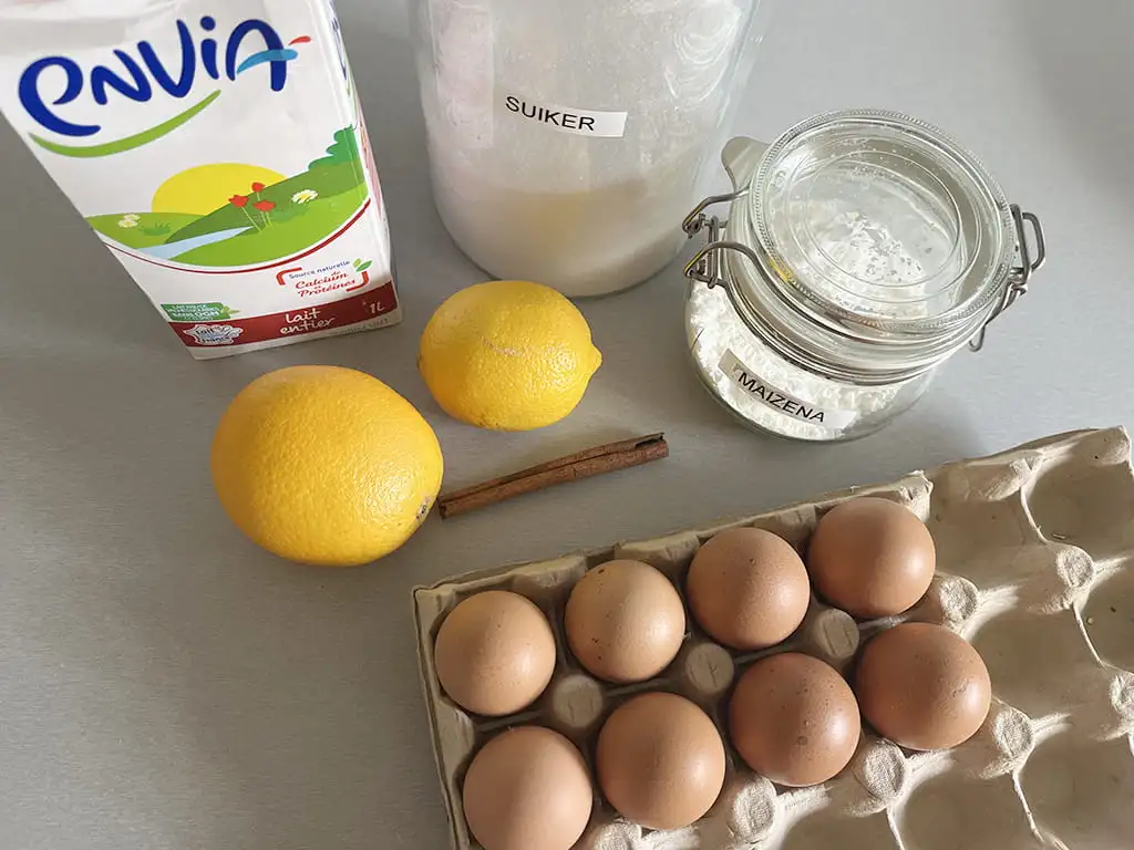 Crema catalana ingrediënten