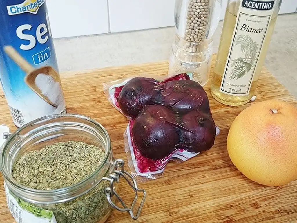 Mexicaanse rode bietensalade ingrediënten