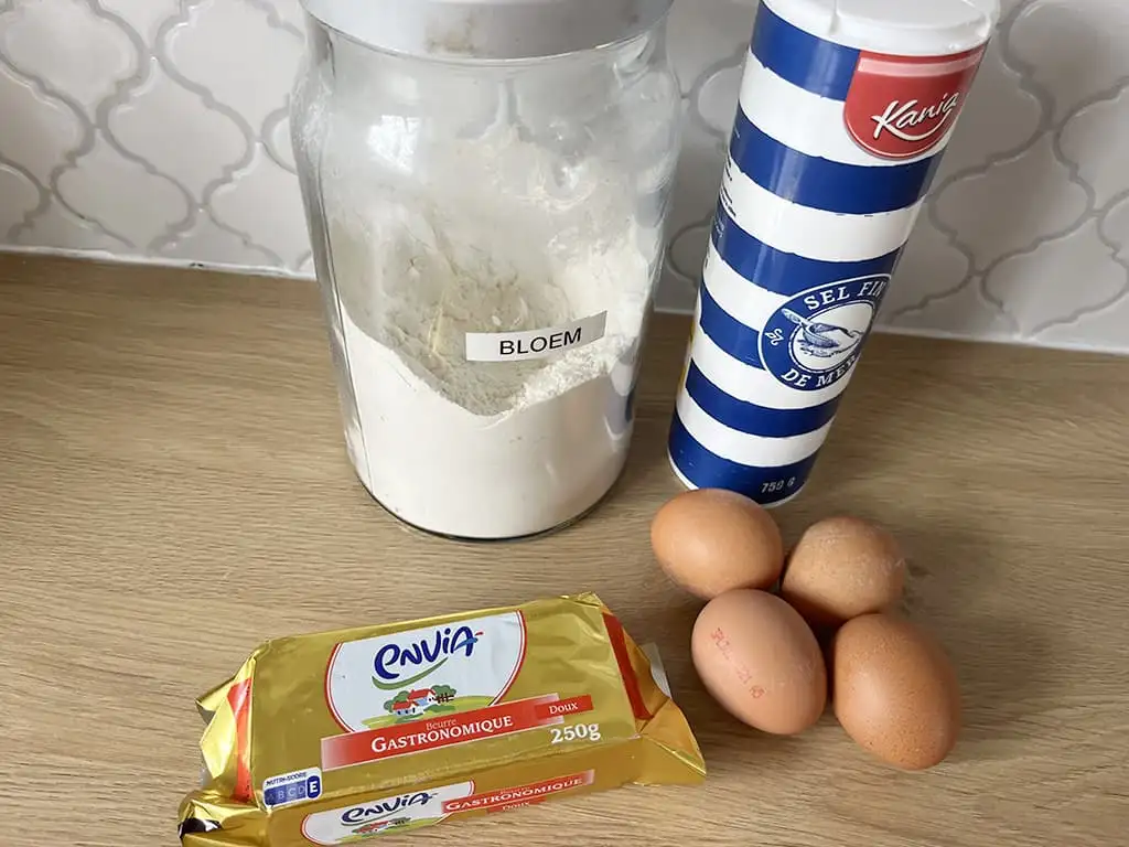 Basisrecept soezendeeg ingrediënten