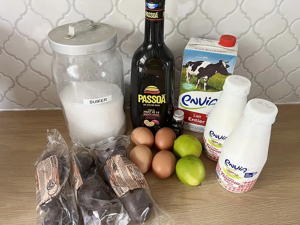 Pornstar Martini ijs ingrediënten