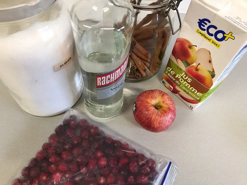 Appel cocktail ingrediënten