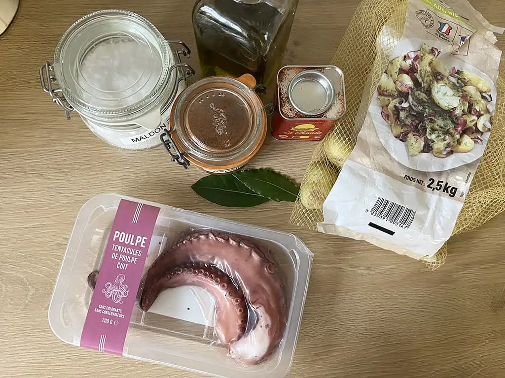 Pulpo a la gallega ingrediënten