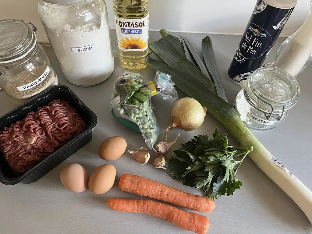 Risolles ingrediënten