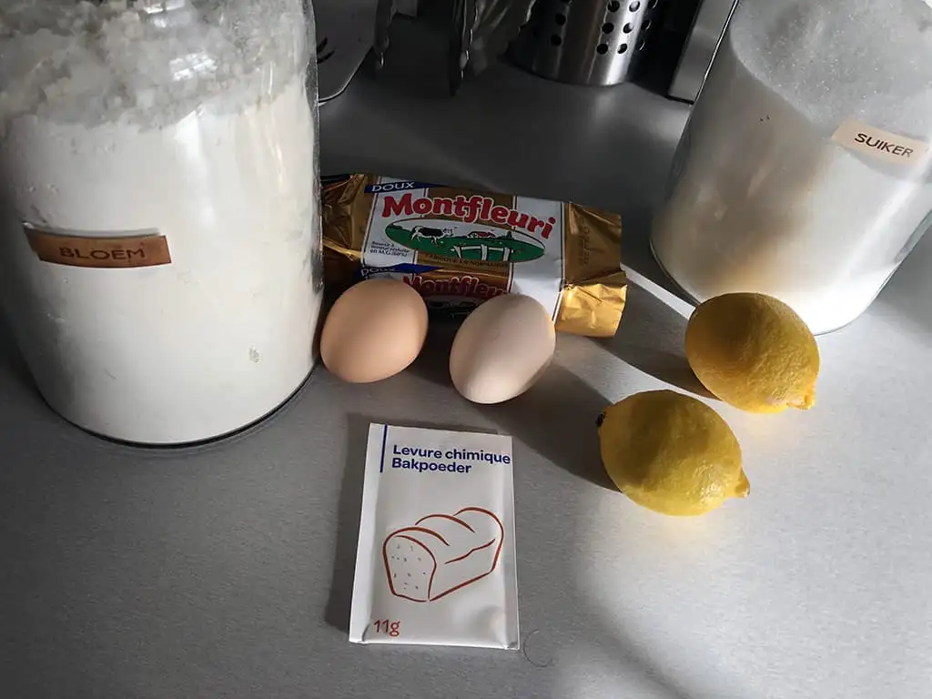 Citroencake ingrediënten