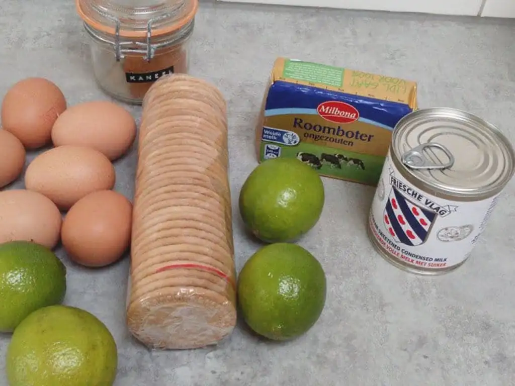 Key lime pie ingrediënten